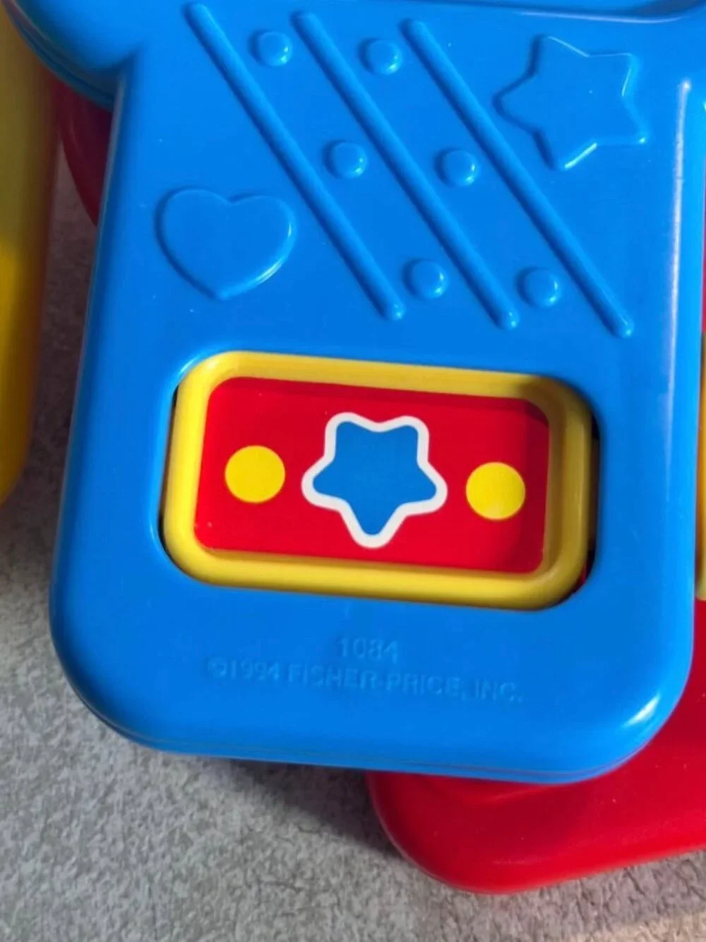 Fisher-Price 1994 Vintage Activity Keys Rattle Set Baby Toddler Toy